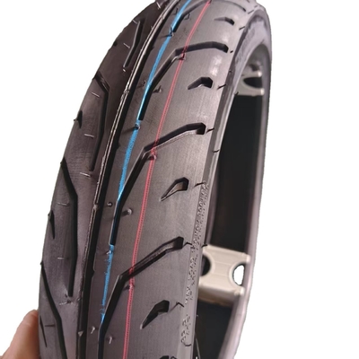 80/90-14 pneumatici per moto senza tubi con certificato e gomma naturale di colore nero