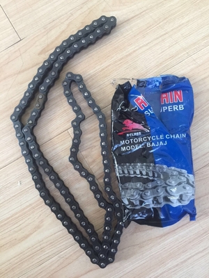 428-112L BAJAJ Catena di ricambi per motociclette con finitura nera 112L