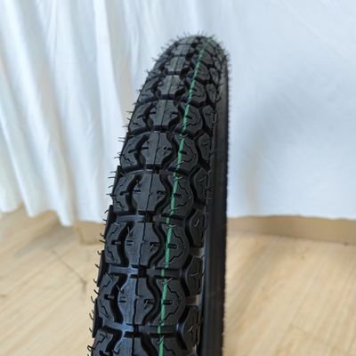 Pneumatici stradali da motocicletta 3.00-17 con natura standard e ragionevole in nero