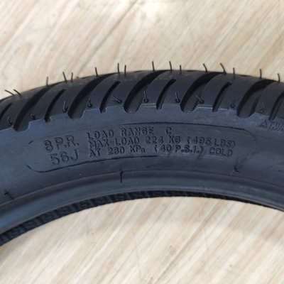Pneumatico per motociclette in acciaio di nylon di gomma naturale 90/90-17 con 35%-55% di gomma