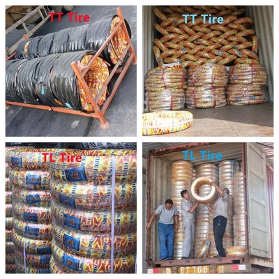Contenuto di gomma 35%-55% Pneumatici di nylon 2.75 18 Pneumatici posteriori da sostituire/riparare