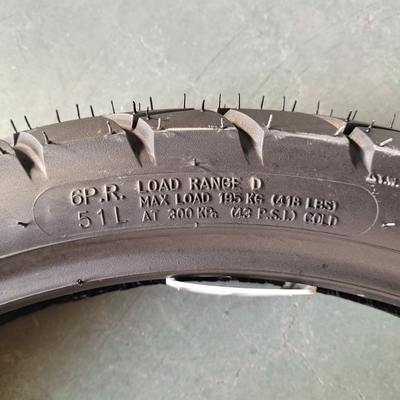 Vendita pneumatici per motocicli pneumatici 90/90-18 con 6pr/8pr Ply Rating gomma naturale