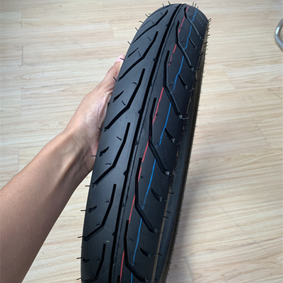 Contenuto di gomma 35%-55% Mercato africano Pneumatici per moto 80/90-17 Ricambi Accessoiri