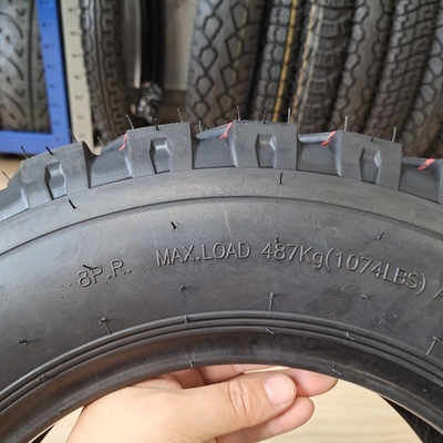 Tipo di tubo / pneumatici per motociclette senza tubo 5.00-12 con 35%-55% di contenuto di gomma e conveniente