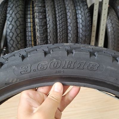 Venezuela Mercato pneumatici per motociclette 3.60H18 con colore nero e Qingdao porto di carico