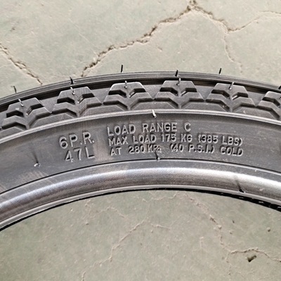 Sawtooth Vintage Pneumatico per moto 2.75-17 con materiale di nylon in gomma naturale e acciaio