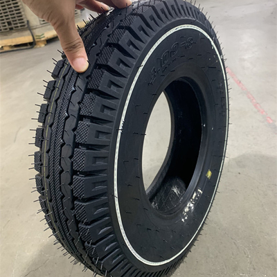 Mercato egiziano 4.00-8 Pneumatici per motociclette con involucro e contenuto di gomma del 35%-55%