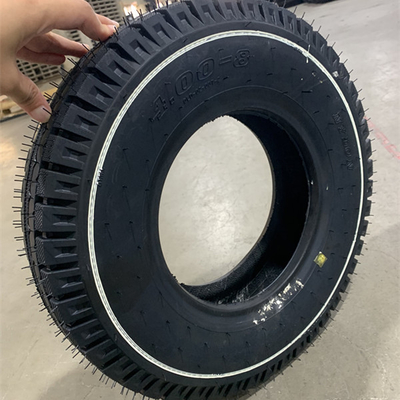 Mercato egiziano 4.00-8 Pneumatici per motociclette con involucro e contenuto di gomma del 35%-55%