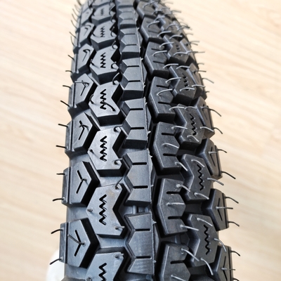 3.25-18 Pneumatici per motociclisti Nero senza tubi con materia prima Natura gomma acciaio Nylon