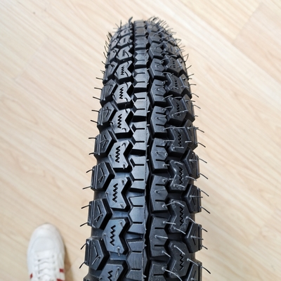 3.25-18 Pneumatici per motociclisti Nero senza tubi con materia prima Natura gomma acciaio Nylon