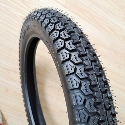3.25-18 Pneumatici per motociclisti Nero senza tubi con materia prima Natura gomma acciaio Nylon