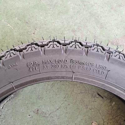 80/100-14 14 pollici pneumatici senza tubo per motociclette realizzati in gomma naturale e OEM accettabile