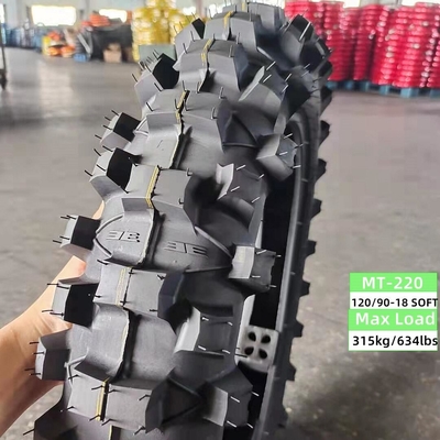 6PR/8PR Pneumatici per motocicli 120/90-18 120/100-18 con pressione di 280kpa