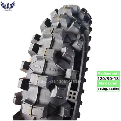 Velocità di gara fuoristrada pneumatico morbido 120/90-18 120/90/18 120/90 R18 con velocità di 150 km/h
