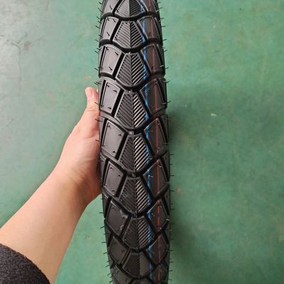Pneumatici senza tubi per motocicli 3.00-18 35%-55% Contenuto di gomma 6pr/8pr Ply Rating