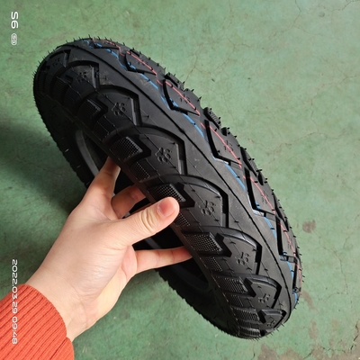 Pneumatici senza tubi per motocicli da 3.50-10 con colore nero e gomma naturale