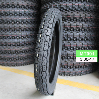 Pneumatici e tubi senza tubi da moto da 17 pollici Contenuto di gomma del 40% Tempo di consegna 25-30 giorni