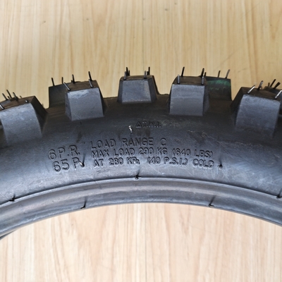 Natura gomma acciaio materiale di nylon 17" 18" 19" 21" pollici pneumatici per motociclette per motocross