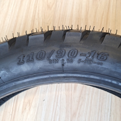 110/90-16 Pneumatici per motocicli 6PR Pneumatici senza tubo con OEM accettabile