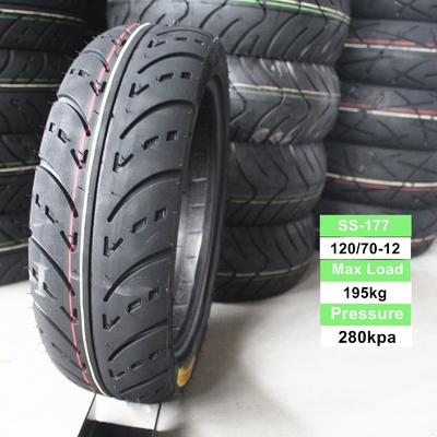 ROCKYWAY Pneumatici per moto scooter 120/70-12 120/70/12 Pneumatici senza tubi con involucro