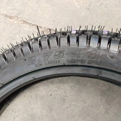 2.75-14 pneumatici per motocicli con 35%-55% di gomma e involucri di pneumatici