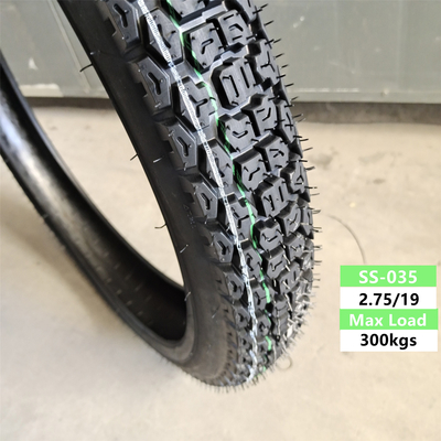 Alta velocità 150 km/h Pneumatico per motocicletta 2.75/19 con involucro e velocità