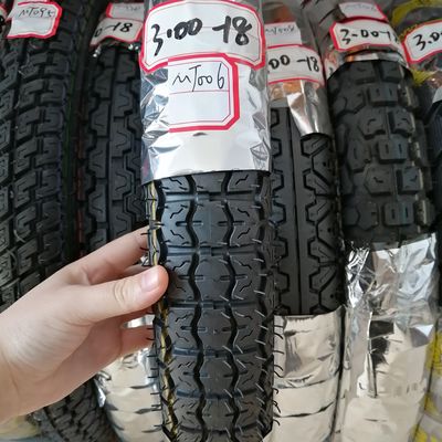 Casco diretto per pneumatici 3.00 18 Pneumatici per motociclette 300-18 con 35%-55% di gomma