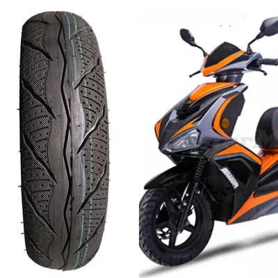 Pneumatici senza tubi da 10 pollici per motociclette 3.50-10 6PR/8PR Carico QTY/40'HQ 13000PCS per lavori pesanti