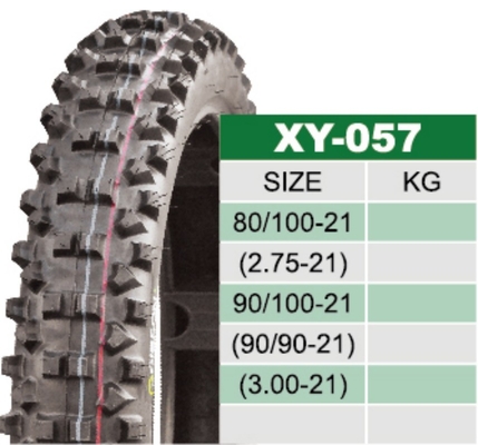 110/90-19 e 80/100-21 Pneumatici per motociclette off-road per il trasporto del porto di Qingdao