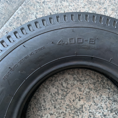 Contenuto di gomma del 35%-55% 4.00-8 Pneumatici per motociclette per esigenze del cliente
