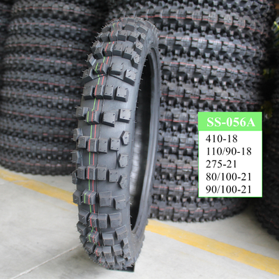 s 4.10-18 Pneumatici senza tubi per motociclette off-road 6PR/8PR Ply rate 13000PCS carico QTY/40'HQ