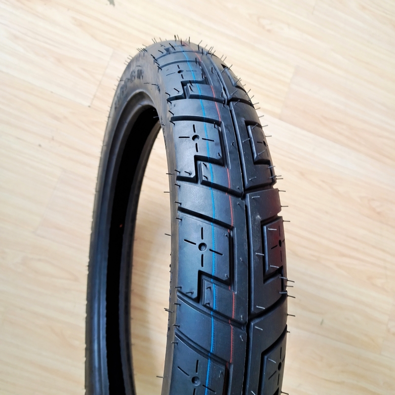 90/90-18 Pneumatici rotondi di gomma nera per motociclette per OEM Acceptabile e 6pr/8pr Ply Rating