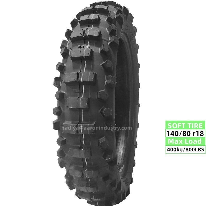 Capacità di carico elevata 140/80-18 140/80/18 140 80 18 Terreno pneumatici di gomma morbida per motocicli