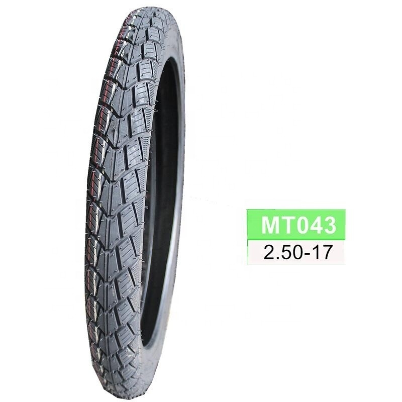 6PR/8PR pneumatico per moto senza tubi 250x17 250 17 250-17 con 35%-55% di gomma