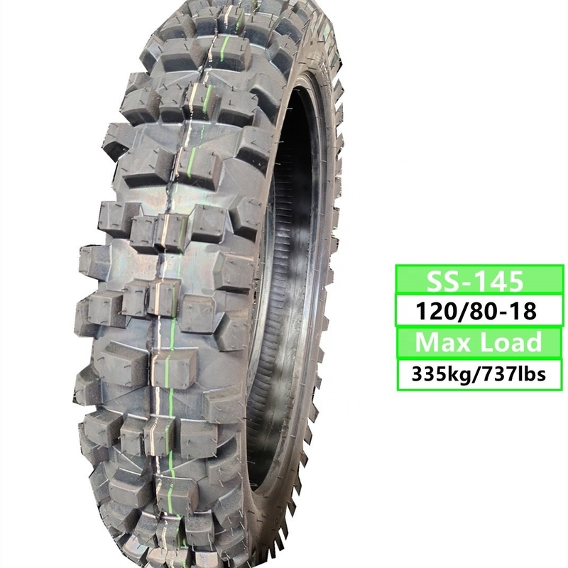120/80-18 Pneumatici per motociclette con 35%-45% di gomma e TL 6,5 kg