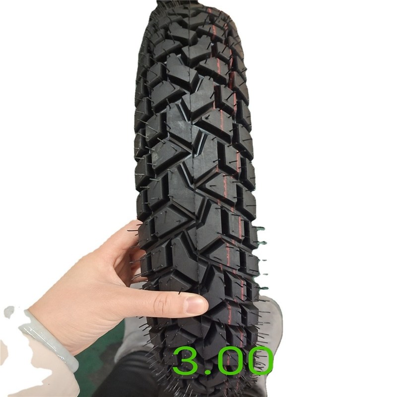 3.00-17 Super Run pneumatici per moto con design a profondo disegno e casco per pneumatici durevole