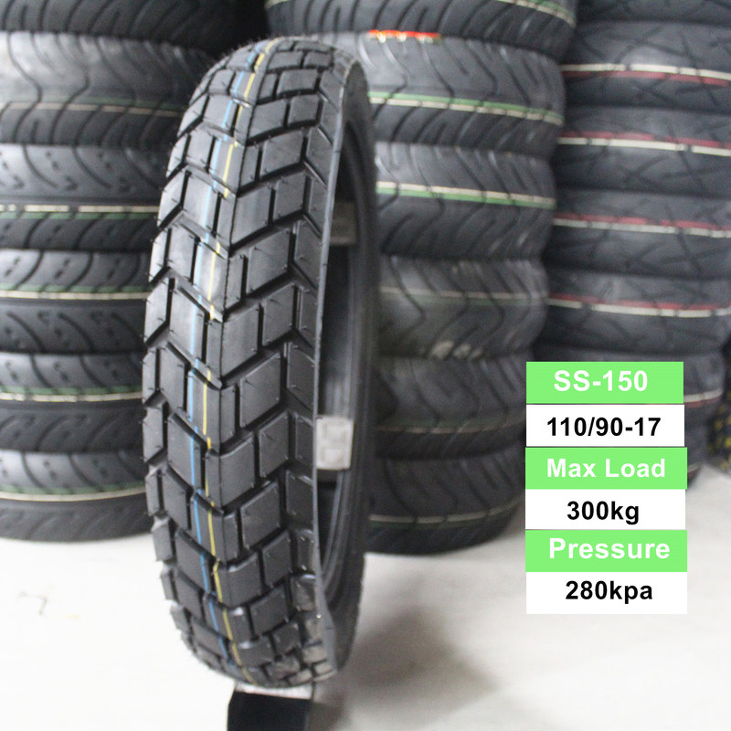 110/90-16 110/90-17 Pneumatici per motociclette e pneumatici senza tubi Super con 35%-45% di contenuto di gomma