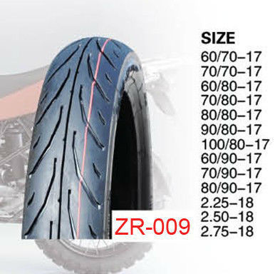 90/80-17 gomme da gomma di vitello per motociclette gomma naturale e involucro per aderenza superiore